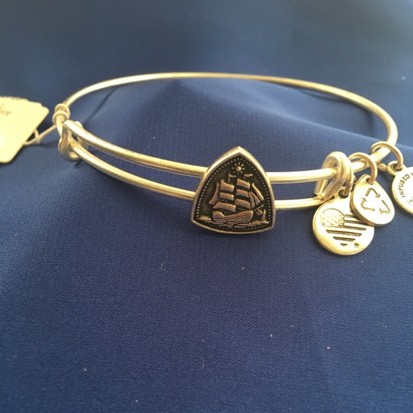 ALEX AND ANI STEADY VESSEL SLIDE BRACELET - Picture 2 of 5